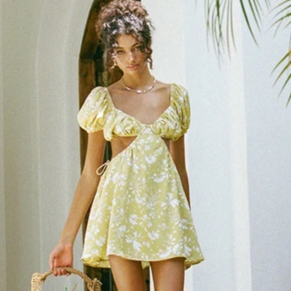 Sabo Eilish Dress Yellow